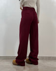 Pantalone Palazzo Bordeaux