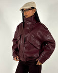 Bomber Drake Bordeaux