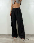 Pantalone Lace Side Nero