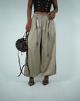 Pant Satin Palloncino Fango