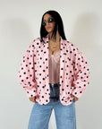 Jacket Balloon Pois Rosa