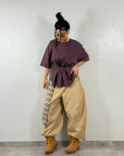 Pant Tartan Twist Beige