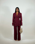 Tailleur Roxane Bordeaux
