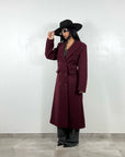 Cappotto Couture Bordeaux