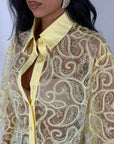Camicia Yellow Shine