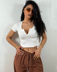 Maglia Crop Serafino
