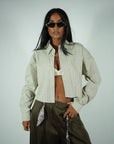 Camicia Crop Quadretti