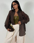 Camicia Organza Oversize