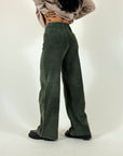 Pantalone Velluto Verde Bosco