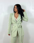 Tailleur Office Verde Menta