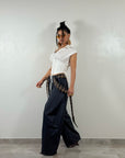 Pant Tartan Twist Blu