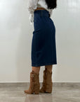 Gonna in Denim Longuette