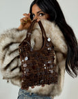 Borsa Chicca Marrone