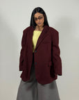 Blazer Valentine Bordeaux