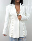 Blazer Rihanna Bianco