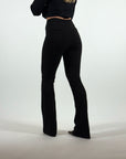 Pantaloni Zampa Modellanti Nero