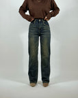 Jeans Sabbiato Borchie