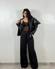 Pantalone Piegone Nero