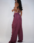 Pant Box Lingerie Wine