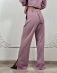 Tailleur Office Gessato Rosa