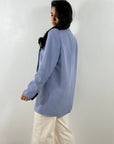 Giacca Oversize Celeste