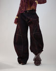 Jeans Urban Bordeaux