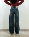 Jeans Wide Leg Sfumato