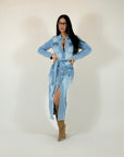 Dress Denim Longuette