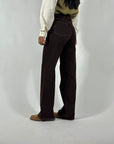 Jeans Wide Leg Chocolate