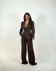 Tailleur Boulevard Marrone