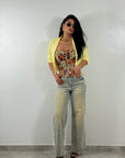 Jeans Wide Sabbiato