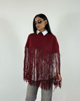 Poncho con Frange