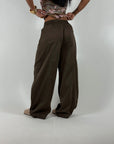 Pantalone Balloon Marrone