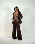 Tailleur Boulevard Marrone