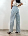 Jeans Wide Leg Chiaro