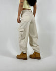 Jeans Balloon Cargo Panna