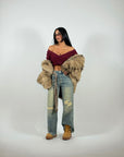Jeans Wide Strappi