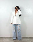 Blazer Rihanna Bianco