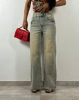 Jeans Wide Sabbiato