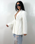Blazer Rihanna Bianco