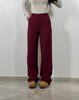 Pantalone Palazzo Bordeaux
