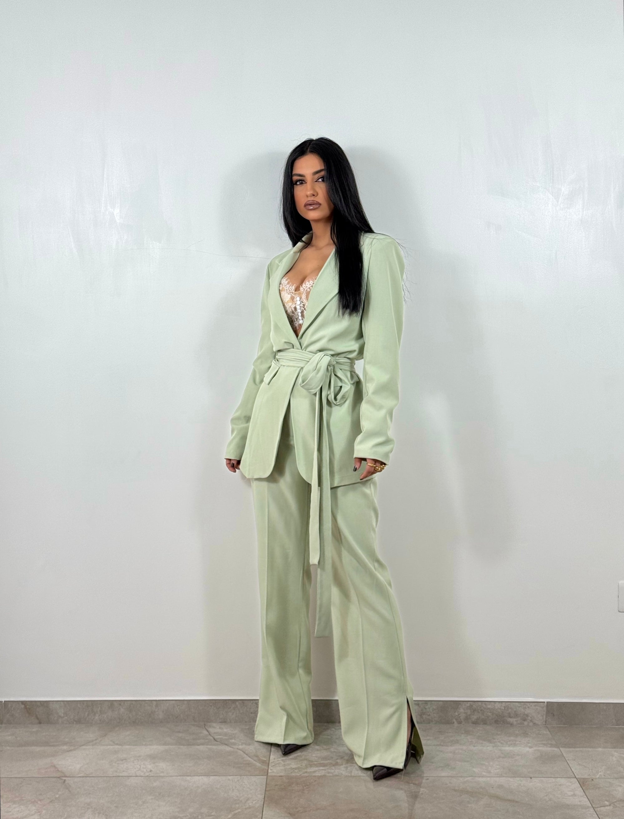 Tailleur Office Verde Menta