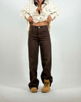Jeans Wide Brown