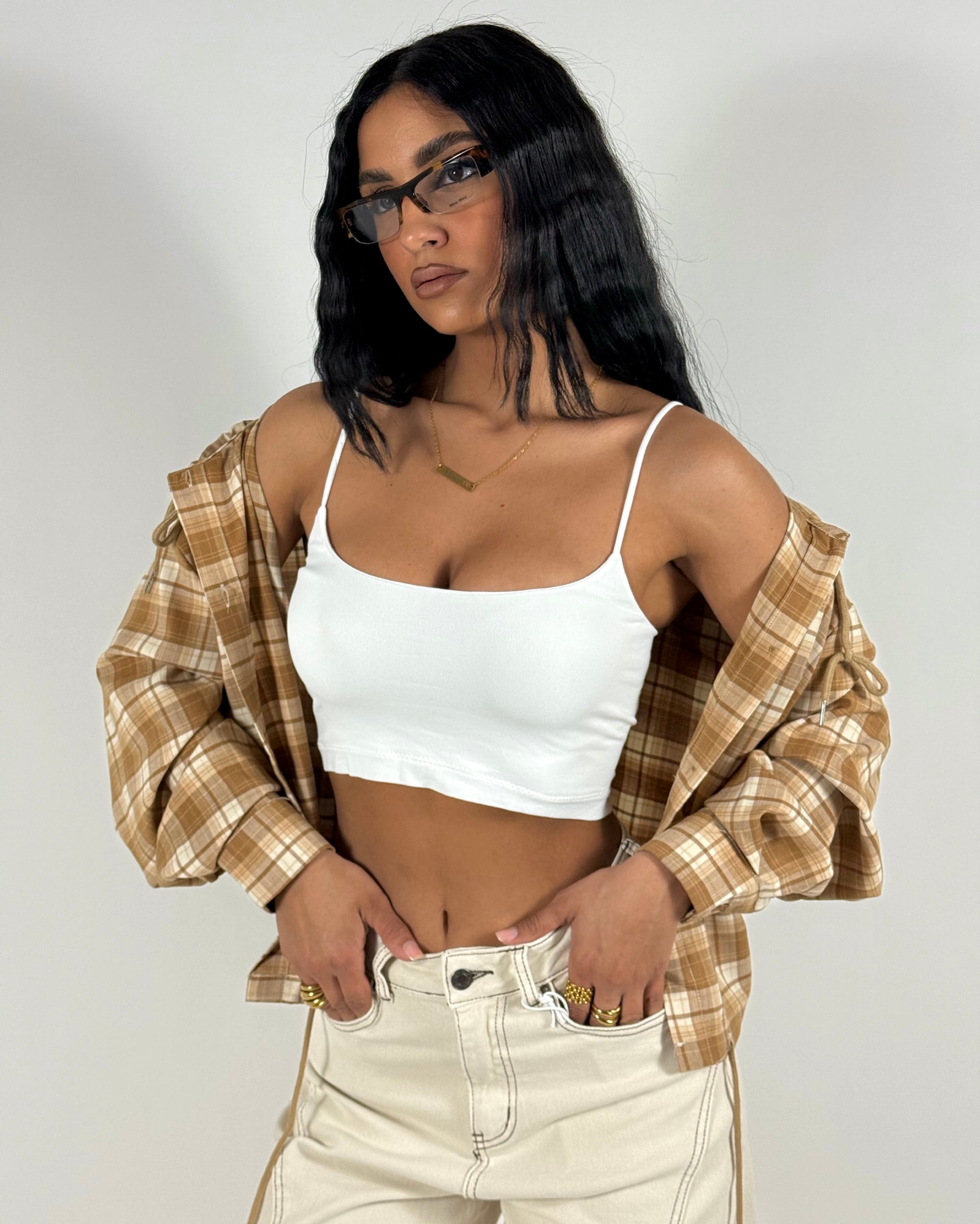 Crop Top Bretellina