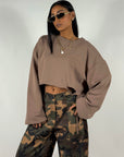 Felpa Crop Edward