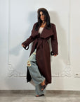 Trench Oversize Bordeaux