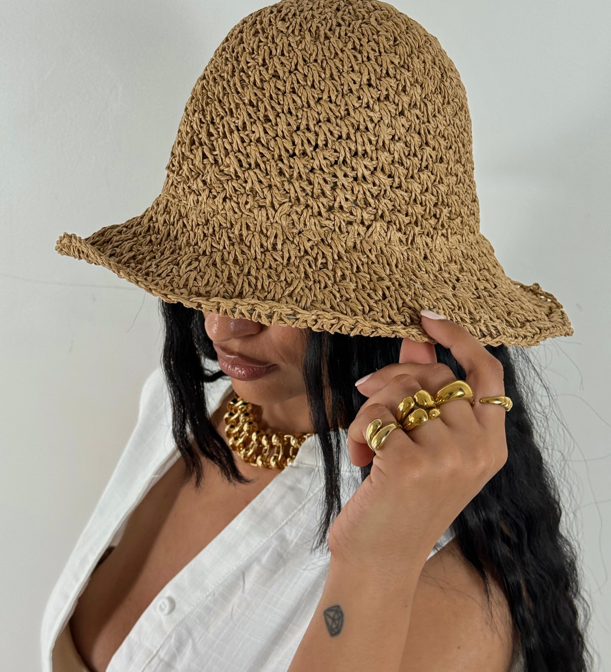 Cappello Paglia con Fiocco