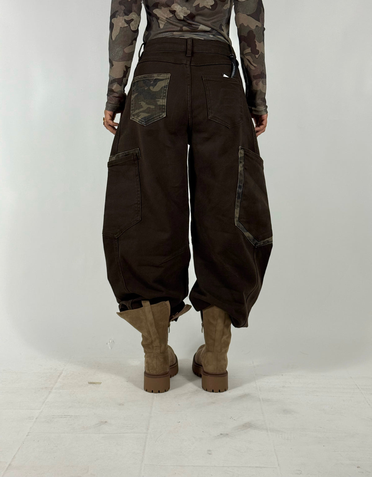 Jeans Brown Military