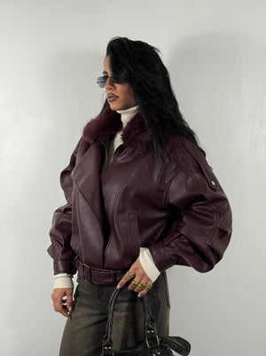 Giubbotto Boston Bordeaux