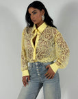 Camicia Yellow Shine